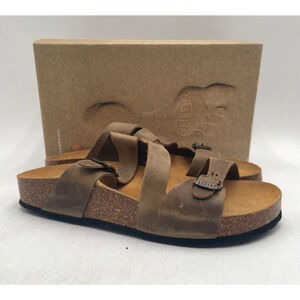 Plakton CP BOLINO 341210 Women's NEW Open-Toe Sandals Brown EU Size 42